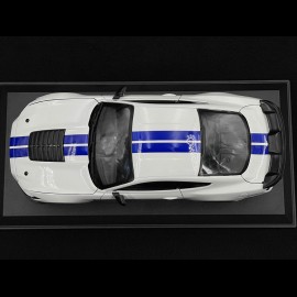 Ford Mustang Shelby GT 500 2020 White / Blue 1/18 Maisto 31452