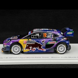 Ford Puma Rally1 M-Sport n°19 Sébastien Loeb Sieger Rallye Monte Carlo 2022 1/43 Spark S6697