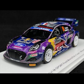 Ford Puma Rally1 M-Sport n°19 Sébastien Loeb Sieger Rallye Monte Carlo 2022 1/43 Spark S6697