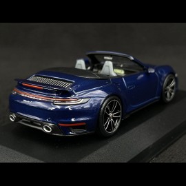 Porsche 911 Turbo S Cabriolet Type 992 2019 Enzianblau Metallic 1/43 Minichamps 410069480