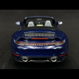 Porsche 911 Turbo S Cabriolet Type 992 2019 Enzianblau Metallic 1/43 Minichamps 410069480