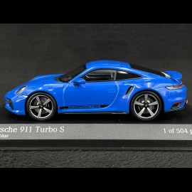 Porsche 911 Turbo S Type 992 2020 Sharkblau 1/43 Minichamps 410069474