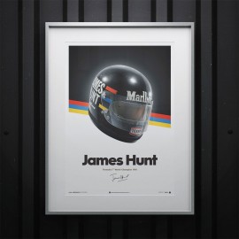 Helm James Hunt 1976 Poster