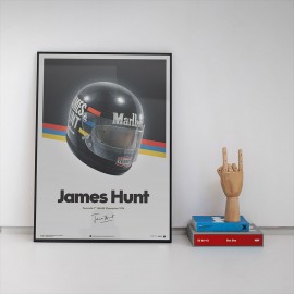 Helm James Hunt 1976 Poster