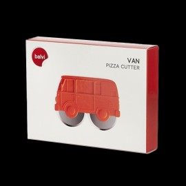 VW Bulli Pizzaschneider ABS Plastik/inox Rot 27097