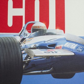 Matra MS80 Jackie Stewart 2. GP Nürburgring 1969 Poster