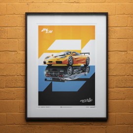 McLaren F1 LM / F1 GTR Poster