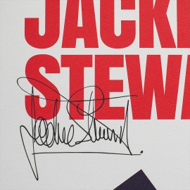 Jackie Stewart 1969 Helm Poster