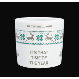 Porsche Becher Weihnachten XL Weiß / Grün Porsche WAP0500040PCLC