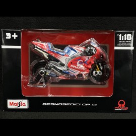 Johann Zarco Moto Ducati Desmosedici GP21 n° 5 Moto GP 2021 Pramac Racing 1/18 Maisto 36379