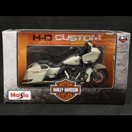 Moto Harley Davidson CVO Road Glide 2018 Pearl Grey 1/18 Maisto 39360