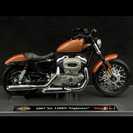 Moto Harley Davidson XL 1200N Nightster 2007 Braun 1/18 Maisto 39360