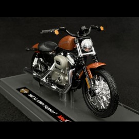 Moto Harley Davidson XL 1200N Nightster 2007 Brown 1/18 Maisto 39360