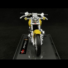 Moto Harley Davidson FXS Low Rider 1977 Yellow 1/18 Maisto 39360