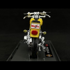 Moto Harley Davidson FXS Low Rider 1977 Yellow 1/18 Maisto 39360