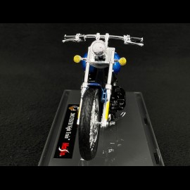 Moto Harley Davidson 1450 FXSTB Night Train 2002 Blau 1/18 Maisto 39360