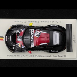 Porsche 911 GT3 R Type 991 n° 911 24h Spa 2021 1/43 Spark SB451