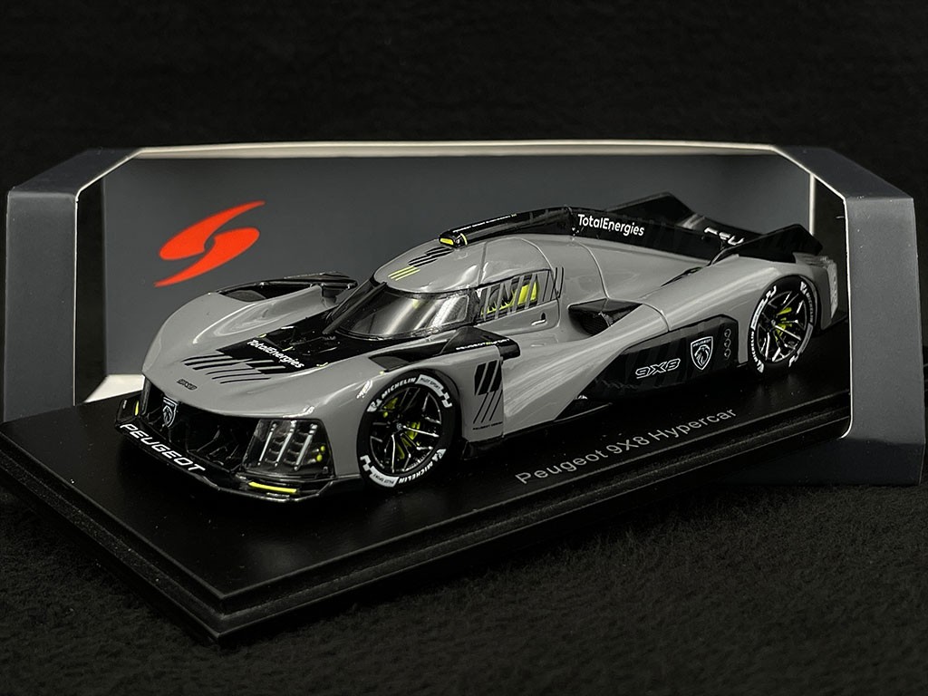 Peugeot 9X8 Hypercar 2022 Dark Grey 1/43 Spark S8610 - Elfershop