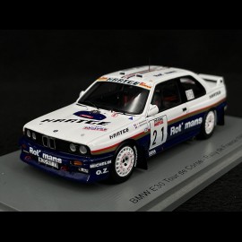 BMW E30 n° 21 Tour de Corse 1989 1/43 Spark S8485