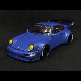 Porsche 911 RWB Body Kit Type 964 2017 Champagne Blau 1/18 Solido S1807503