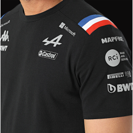 Alpine T-shirt F1 Team Kappa Black 331915W - men