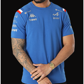 Alpine T-shirt F1 Team Kappa Royal Blue 331915W - men
