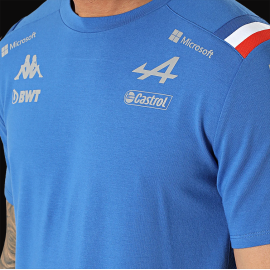 Alpine T-shirt F1 Team Kappa Royal Blue 331915W - men