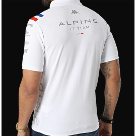 Alpine Polo F1 Team Kappa Asham Weiß 341889W - herren