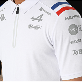 Alpine Polo F1 Team Kappa Asham White 341889W - men