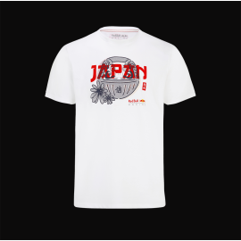 T-shirt Red Bull Racing Verstappen Pérez F1 Team Japan White 701218659-001 - men