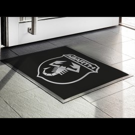 Abarth Fußmatte Scorpione Logo Schwarz / Grau