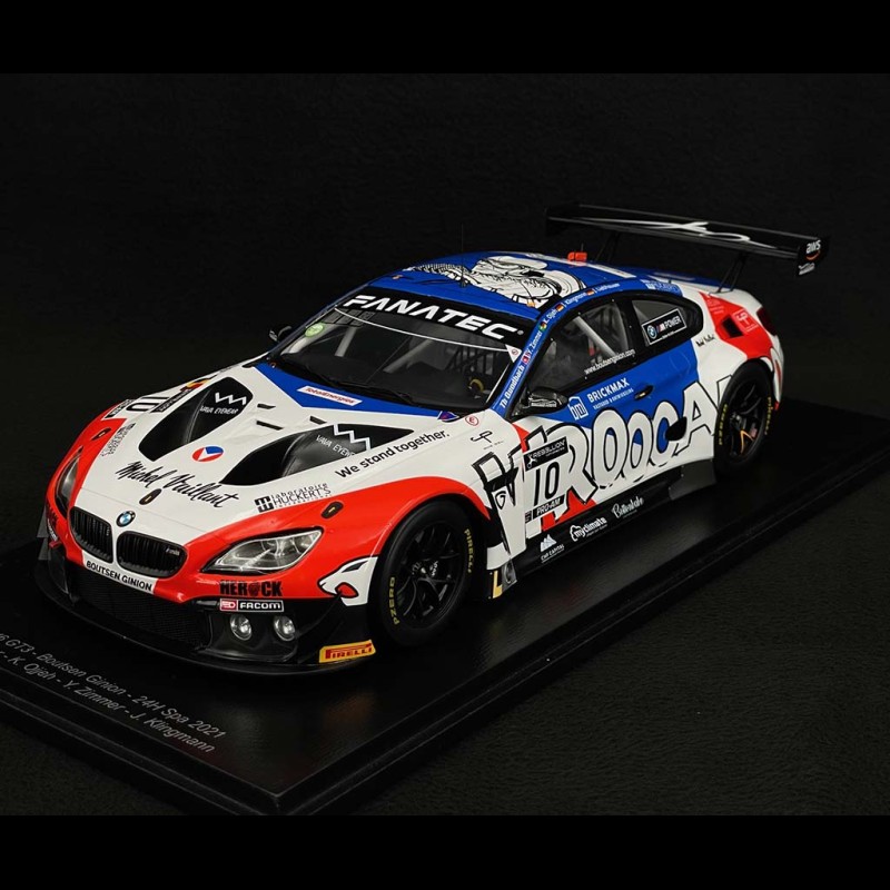 BMW M6 GT3 Boutsen Ginion n° 10 24h Spa 2021 1/18 Spark 18MV01 