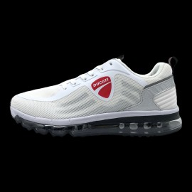 Ducati Shoes Air Red logo Sneakers Mesh White - Men