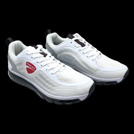 Ducati Shoes Air Red logo Sneakers Mesh White - Men