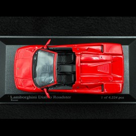 Lamborghini Diablo Roadster 1994 Rosso Rot 1/43 Minichamps 400103580