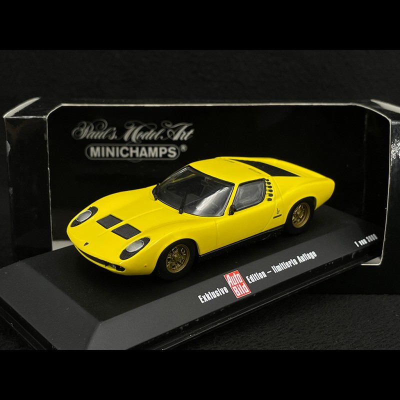 Lamborghini Miura 1966 Gelb Giallo Croma 1/43 Minichamps 430103006