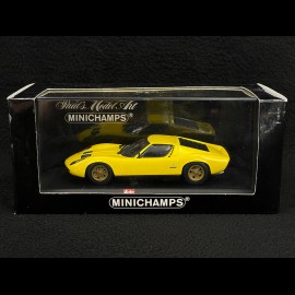 Lamborghini Miura 1966 Gelb Giallo Croma 1/43 Minichamps 430103006