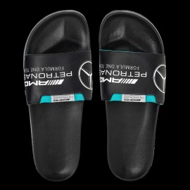 Mercedes Sandalen AMG Petronas F1 Leadcat 2.0 by Puma Flip Flop Schwarz - Unisex