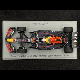 Max Verstappen Red Bull RB18 RBPT n° 1 Winner GP Saudi Arabia 2022 F1 1/43 Spark S8524