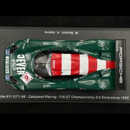 Porsche 911 GT1-98 Type 996 n° 6 3ème 500km Silverstone 1998 1/43 Spark S5996