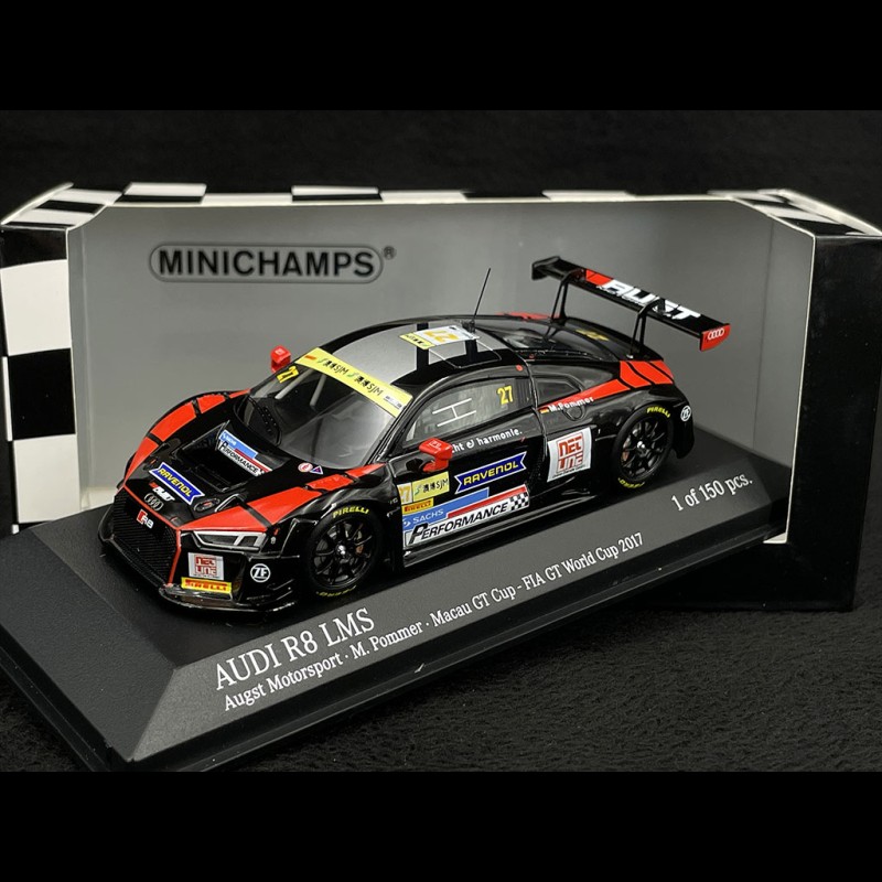 Audi R8 LMS n° 27 FIA GT World Cup Macau 2017 1/43 Minichamps 437171727