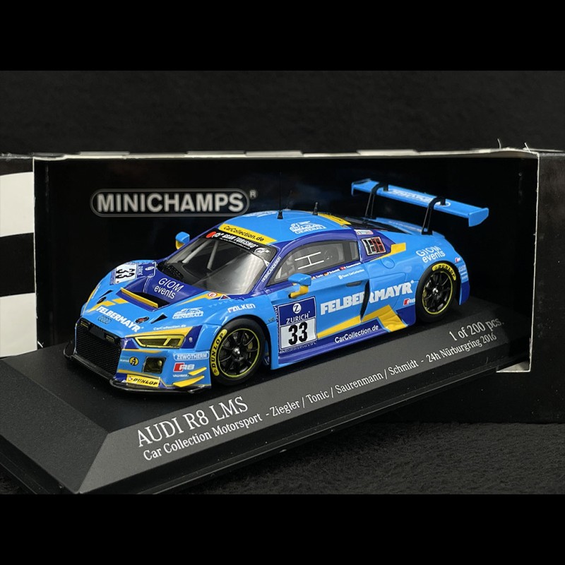 Audi R8 LMS n° 33 24h Nürburgring 2016 1/43 Minichamps 437161133