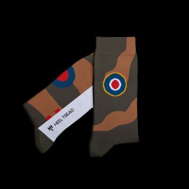 Inspiration Supermarine Spitfire Socken Grün - Unisex - Größe 41/46