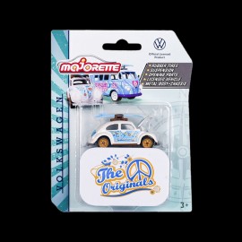 VW Beetle Surf Australia White The Originals Deluxe 1/64 Majorette 212055005