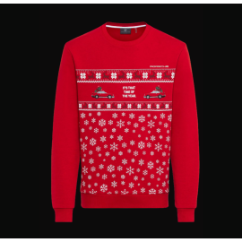 Porsche Christmas Sweater Design Red / White WAP150PCHR - unisex