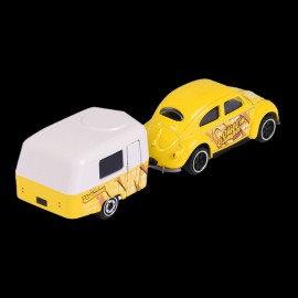 VW Beetle Chillin Camper with trailer Eriba Puck The Originals Trailer 1/64 Majorette 212055007