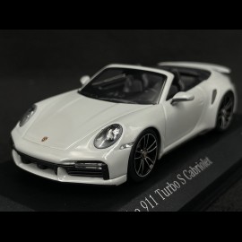 Porsche 911 Turbo S Cabrio Type 992 2020 Chalk Grey 1/43 Minichamps 410069481