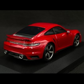 Porsche 911 Turbo S Coupe Type 992 2020 Carmine Red 1/43 Minichamps 410069475