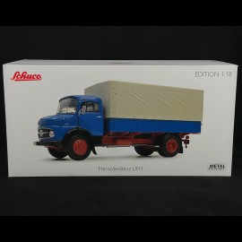 LKW Mercedes-Benz L911 Blau / Weiß 1/18 Schuco 450044800