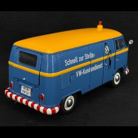 Volkswagen T1b Samba Minibus 1962 Blue / Yellow 1/18 Schuco 450048400